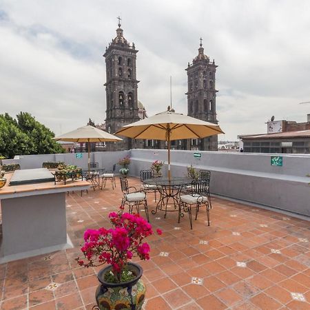 Hotel Santiago Puebla Bagian luar foto