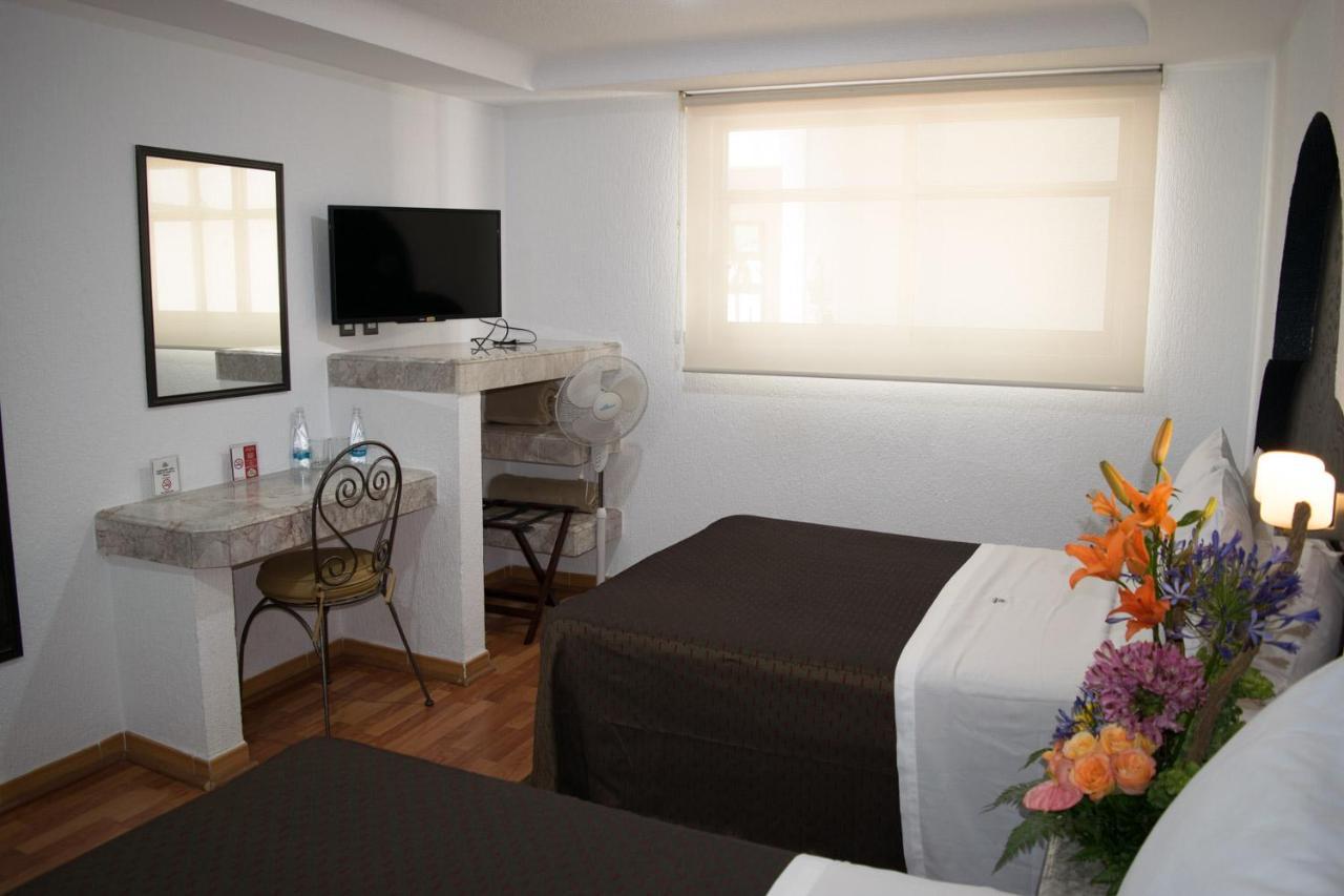 Hotel Santiago Puebla Bagian luar foto