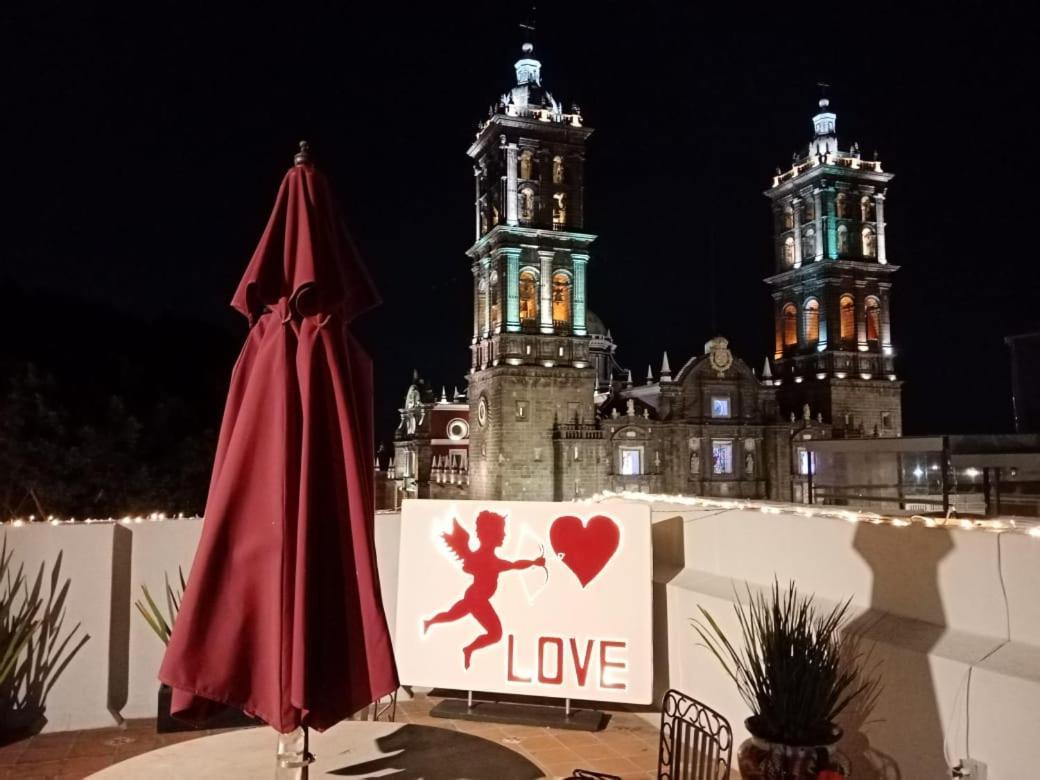 Hotel Santiago Puebla Bagian luar foto