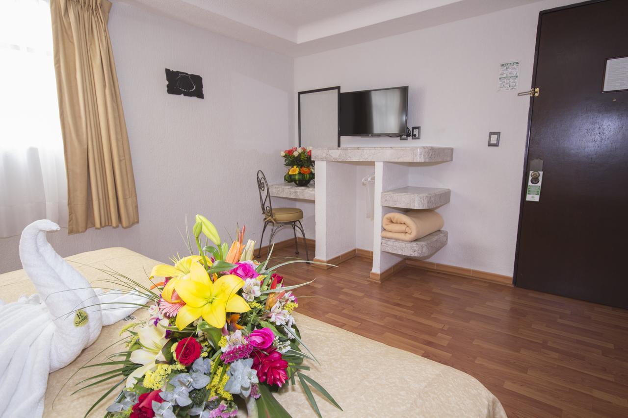 Hotel Santiago Puebla Bagian luar foto