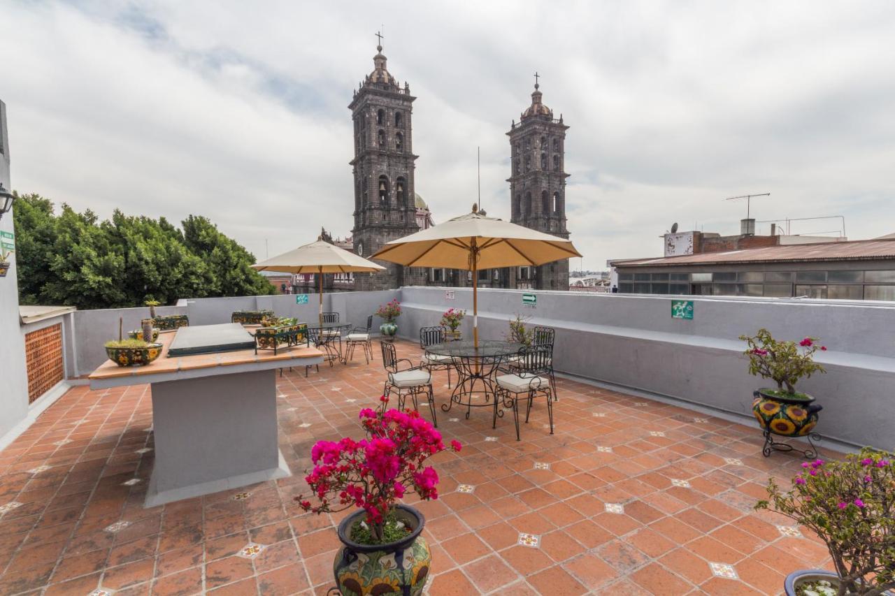 Hotel Santiago Puebla Bagian luar foto