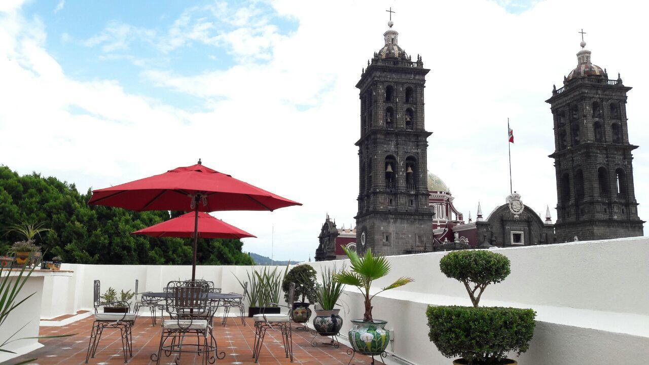 Hotel Santiago Puebla Bagian luar foto