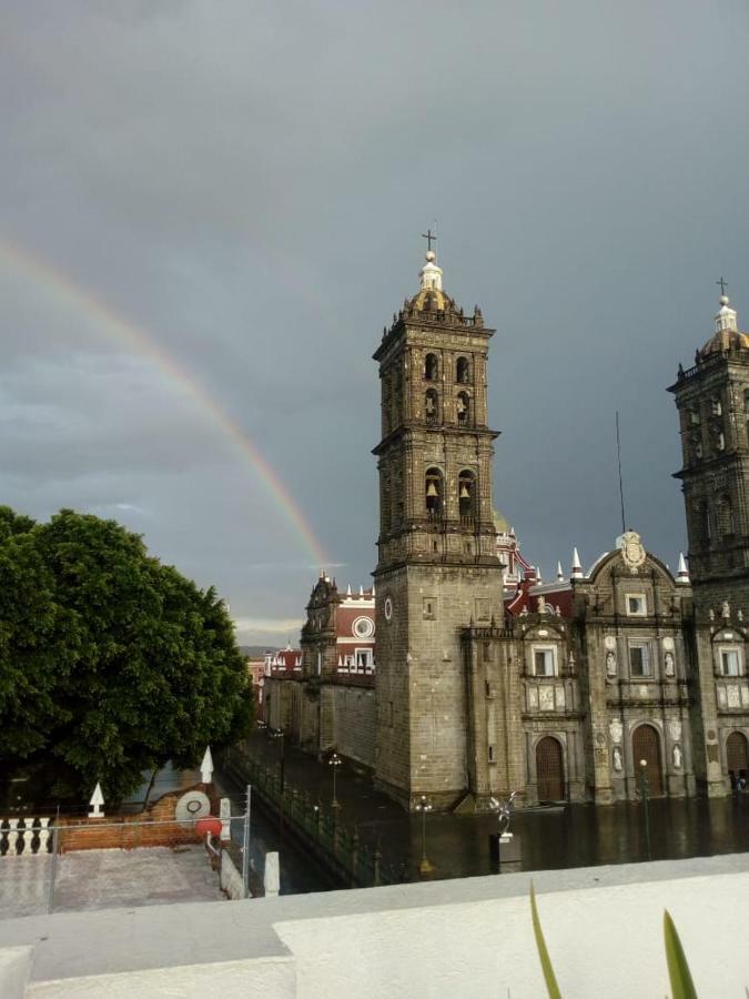 Hotel Santiago Puebla Bagian luar foto